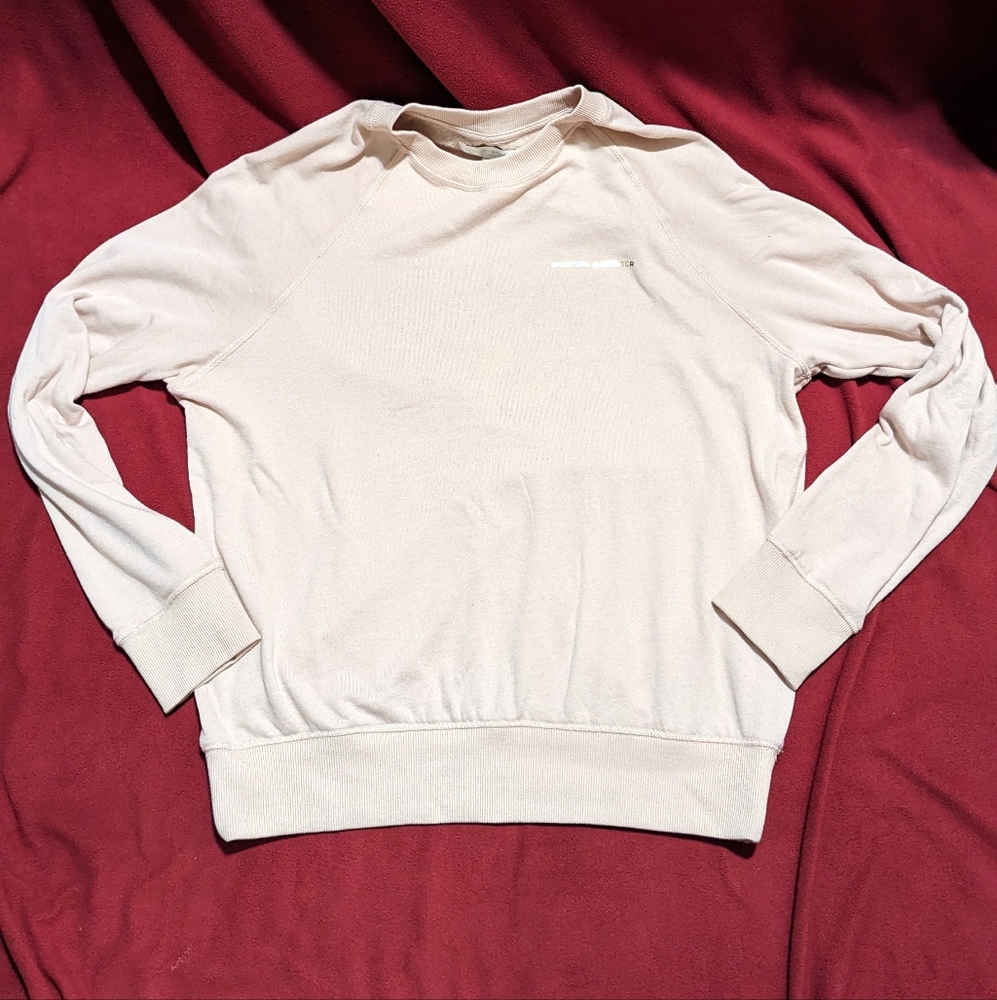 Spiritual Gangster Sweatshirt Pullover Evil Eye Light Pink Large EUC Like New